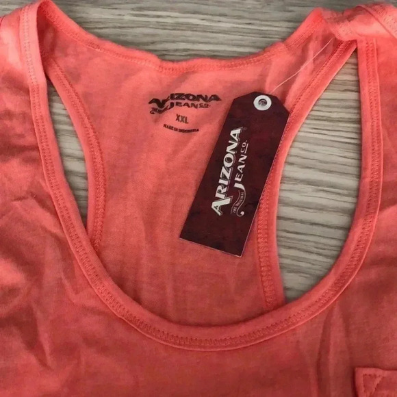 🆕Arizona Plus-size Lace Edge Detail Coral Crop Top XXL🆕 - Picture 4 of 6